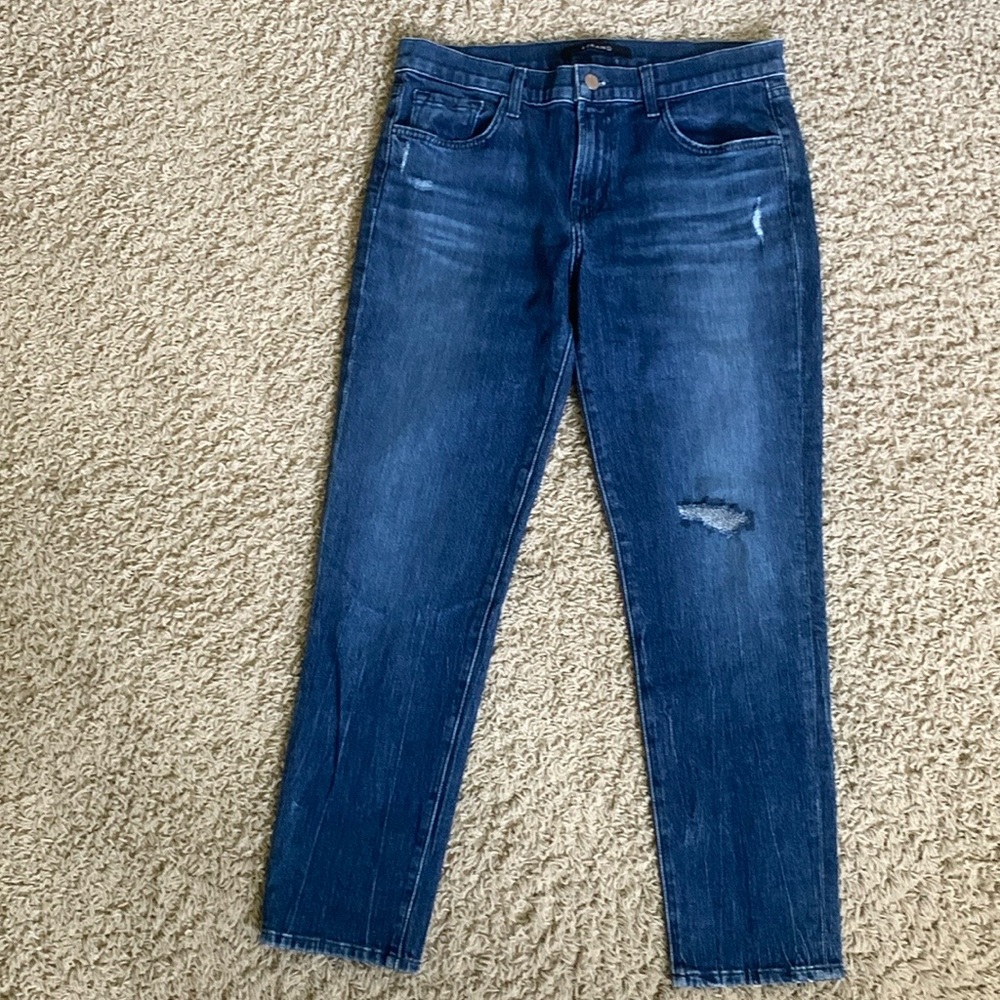 J Brand Sadey size 27 crop/ankle blue jeans